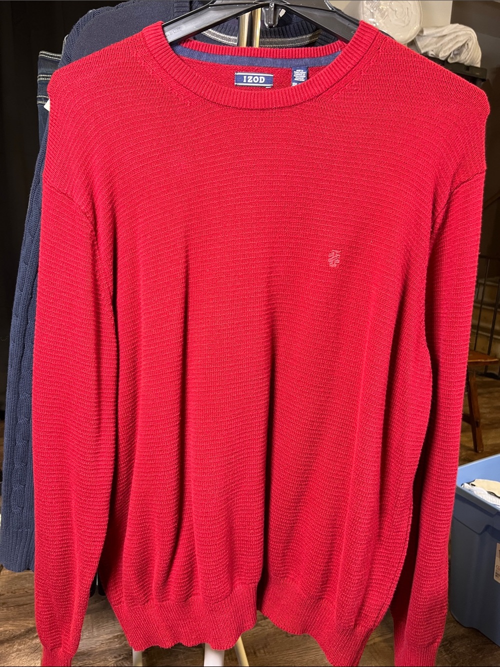Izod Men’s Red Crewneck Sweater